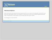 Tablet Screenshot of my.score-group.com