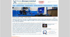Desktop Screenshot of controlvalves.score-group.com